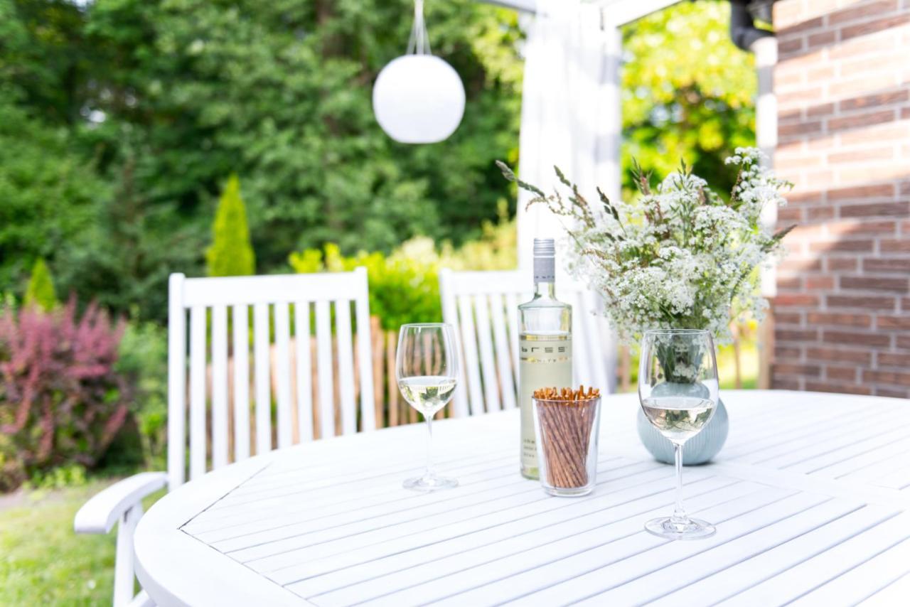 Nordic Bo -Wellen Wald Und Wilde Kueste- Strandnahe Doppelhaushaelfte Mit Waldterrasse Surendorf Exterior foto