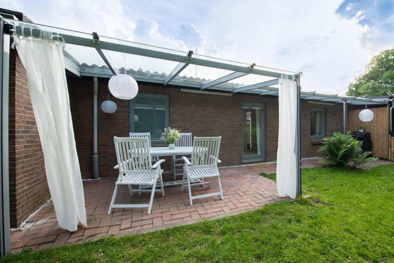 Nordic Bo -Wellen Wald Und Wilde Kueste- Strandnahe Doppelhaushaelfte Mit Waldterrasse Surendorf Exterior foto