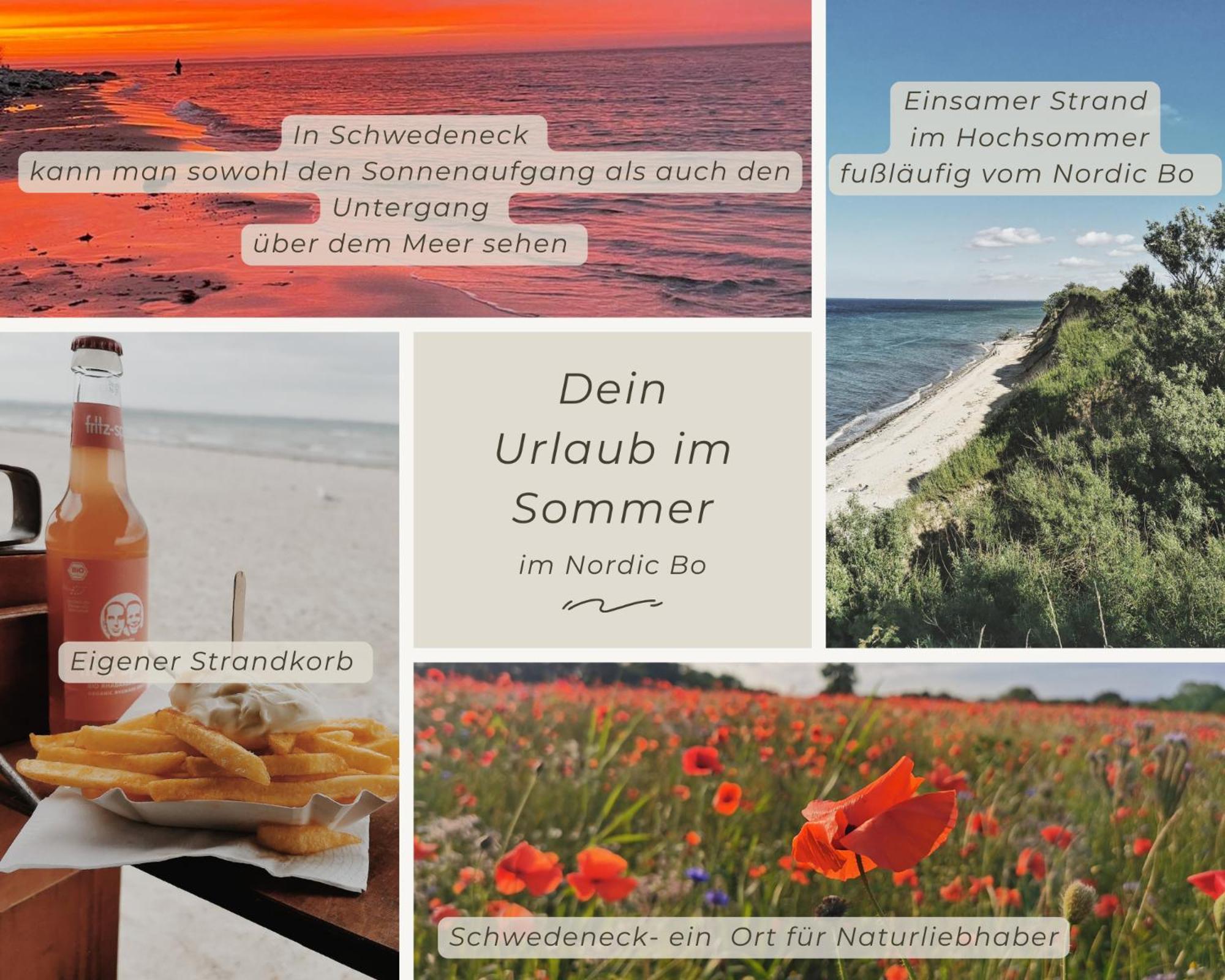 Nordic Bo -Wellen Wald Und Wilde Kueste- Strandnahe Doppelhaushaelfte Mit Waldterrasse Surendorf Exterior foto