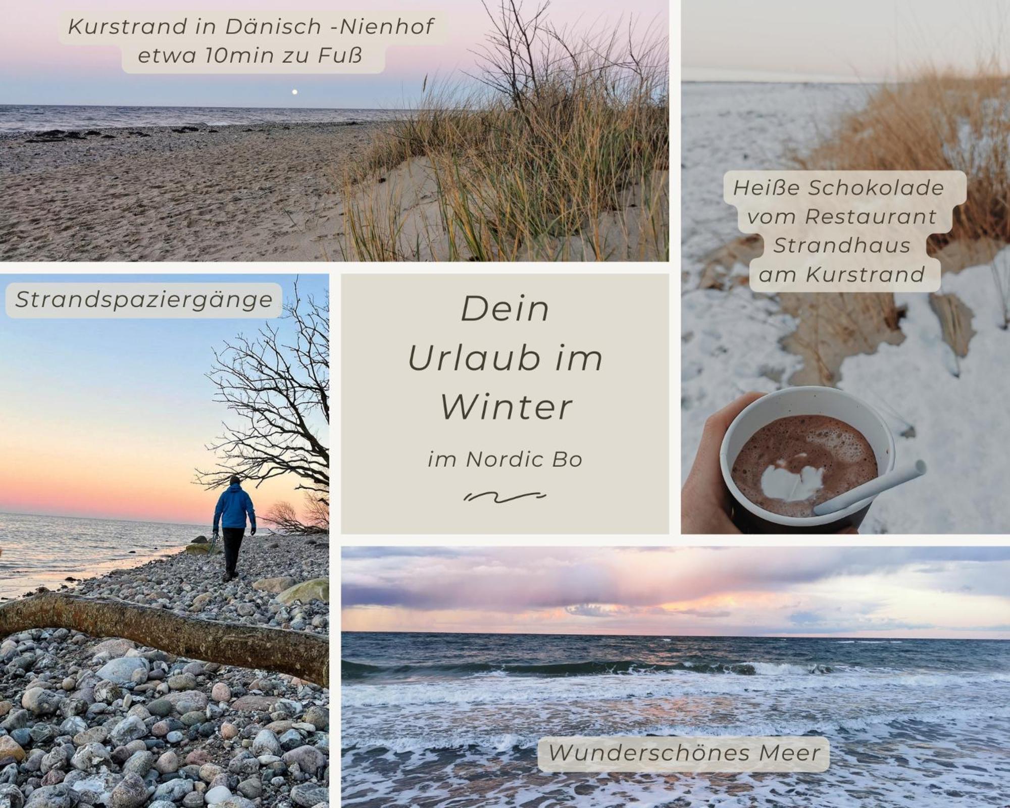 Nordic Bo -Wellen Wald Und Wilde Kueste- Strandnahe Doppelhaushaelfte Mit Waldterrasse Surendorf Exterior foto